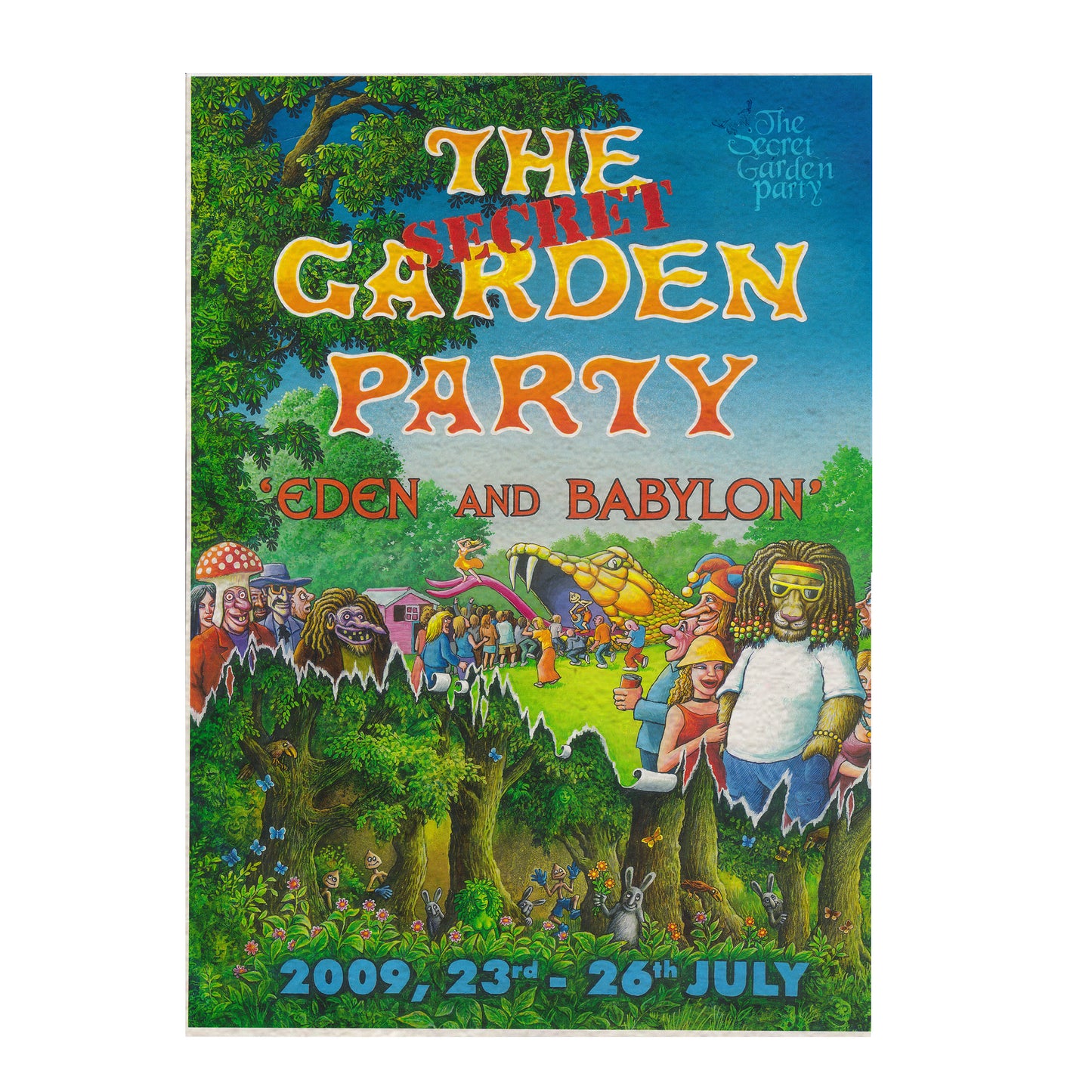 2009 Secret Garden Party Poster