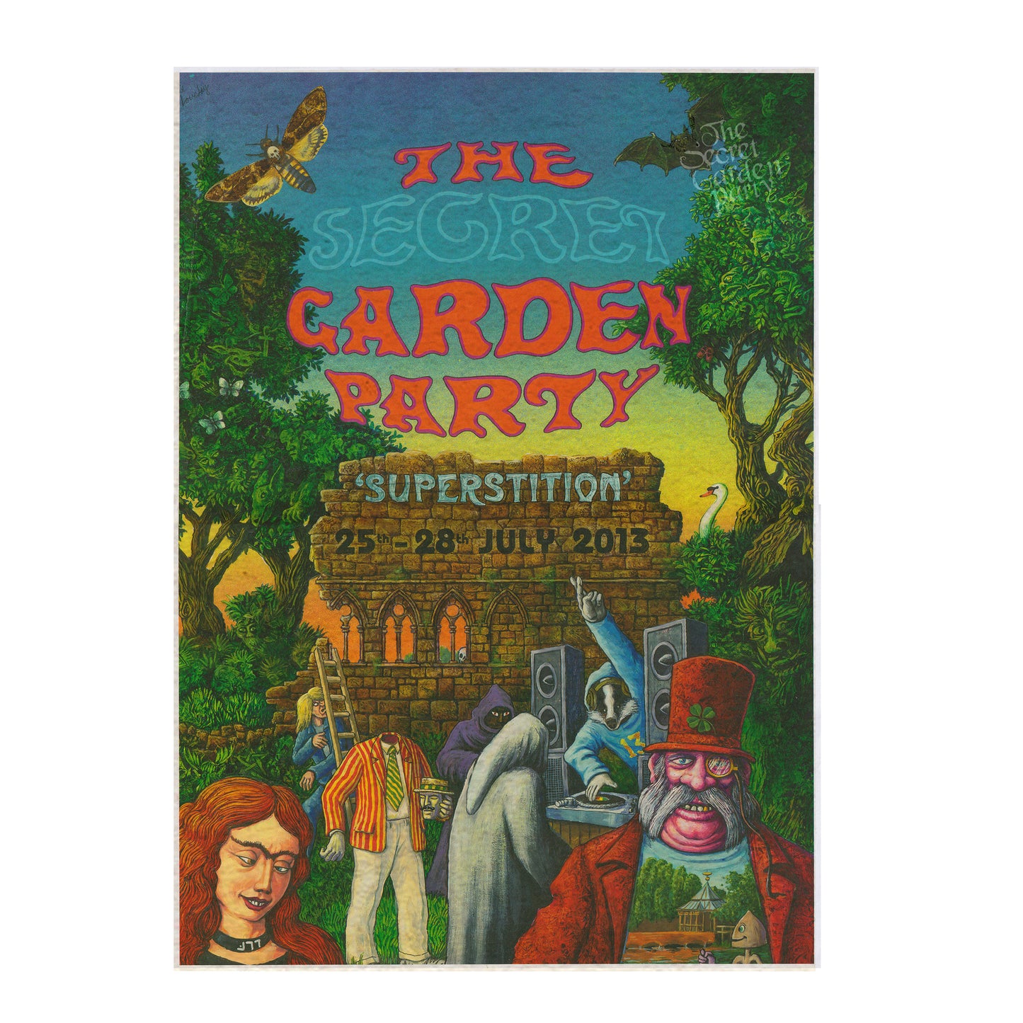 2013 Secret Garden Party Poster