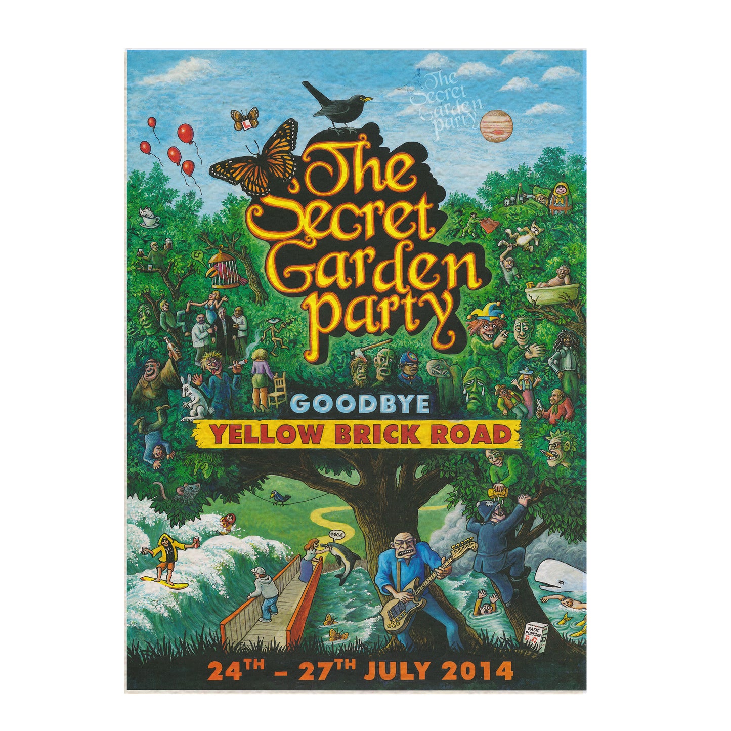 2014 Secret Garden Party Poster