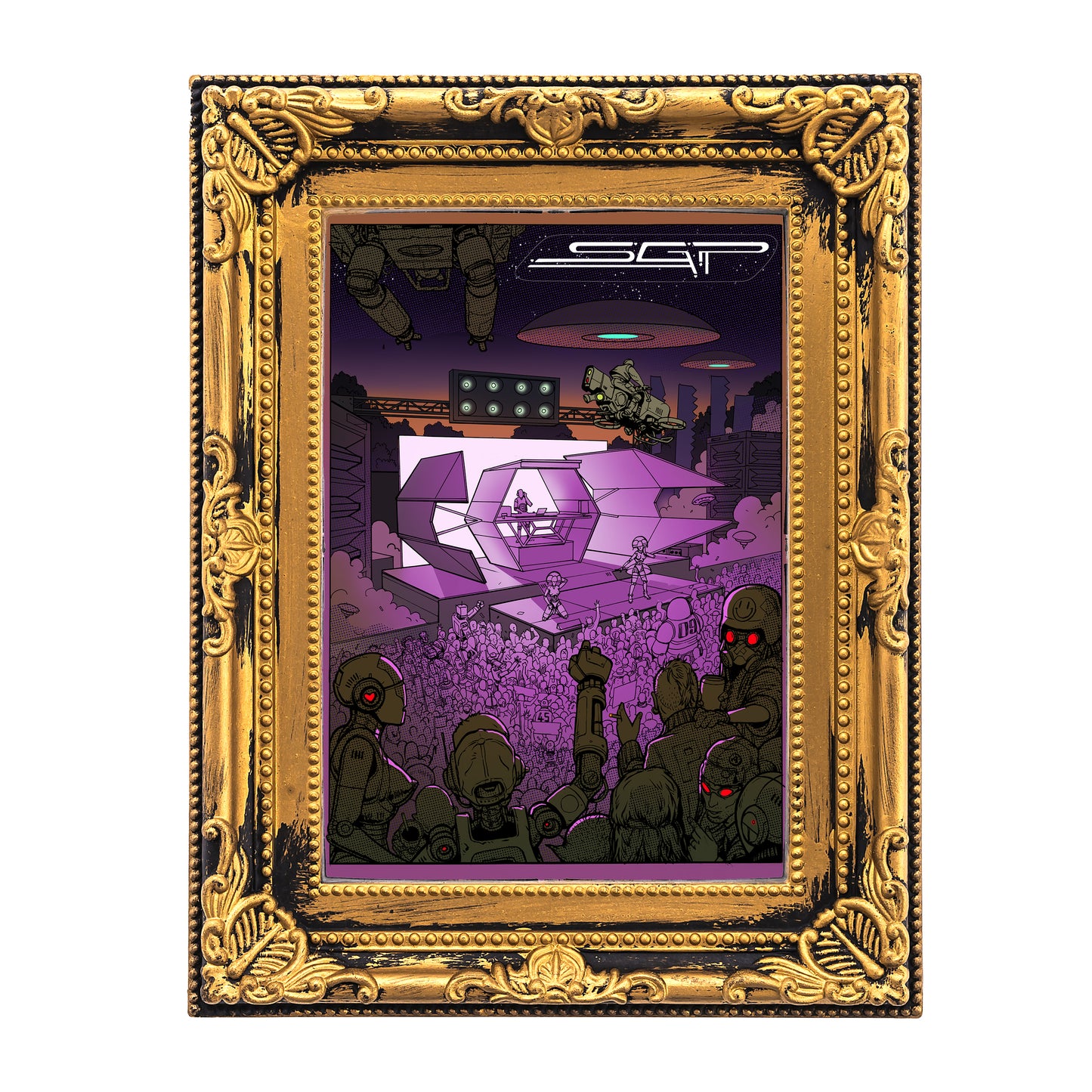 Secret Garden Party x Play Attention - The Drop Stage T-Shirt & Poster Bundle