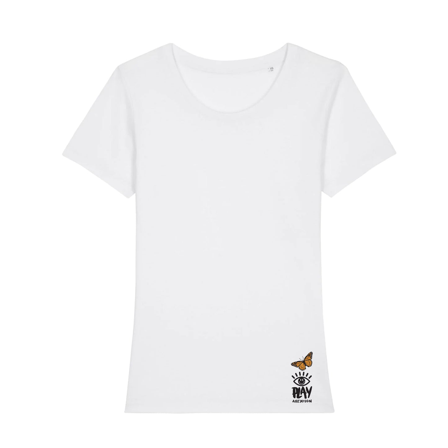 Secret Garden Party x Play Attention - Kissing Robots T-Shirt (White / Fitted T-Shirt)
